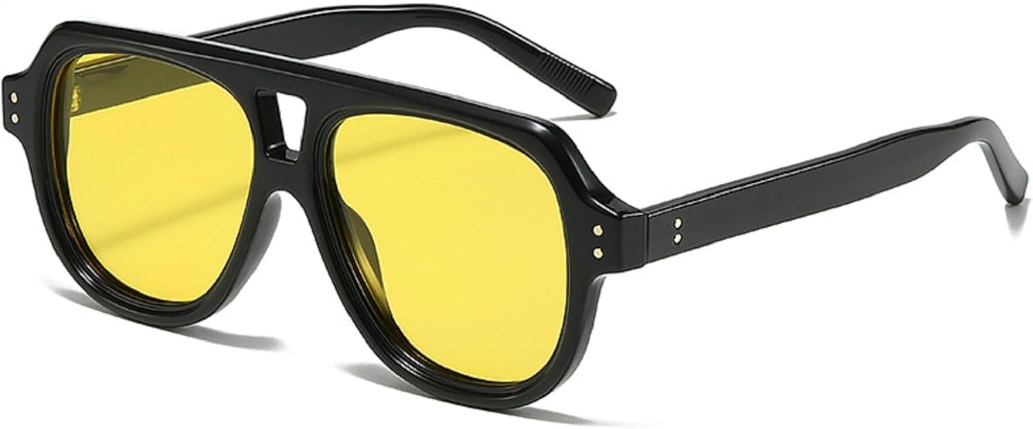 Квадратные солнцезащитные очки для мужчин и женщин, роскошные, модные, винтажные, стильные, для активного отдыха и вождения, с защитой от ультрафиолета UV400 TS003XC Melrose, Black Yellow
Квадратные солнцезащитные очки для мужчин и женщин, роскошные, модные, винтажные, стильные, для активного отдыха и вождения, с защитой от ультрафиолета UV400 TS003XC Melrose, Black Yellow