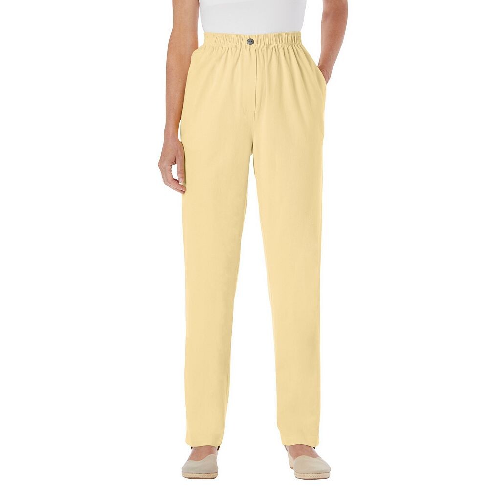 Женщина в женских 7-дневных прямых джинсах больших размеров для миниатюрных женщин Woman Within, цвет Banana
Женщина в женских 7-дневных прямых джинсах больших размеров для миниатюрных женщин Woman Within, цвет Banana