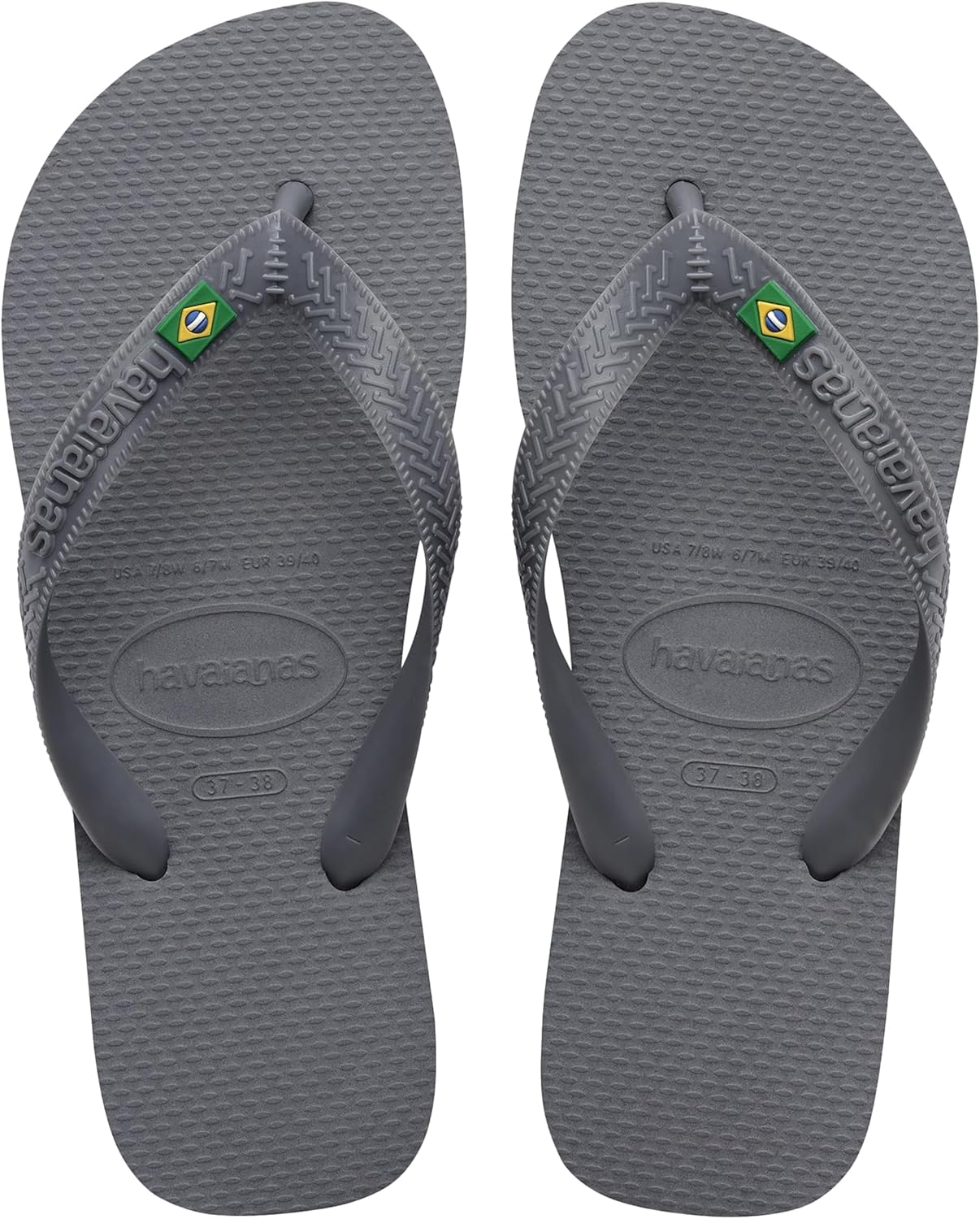 Шлепанцы Havaianas для взрослых, унисекс, с ремешком между пальцами, серый/стальной
Шлепанцы Havaianas для взрослых, унисекс, с ремешком между пальцами, серый/стальной