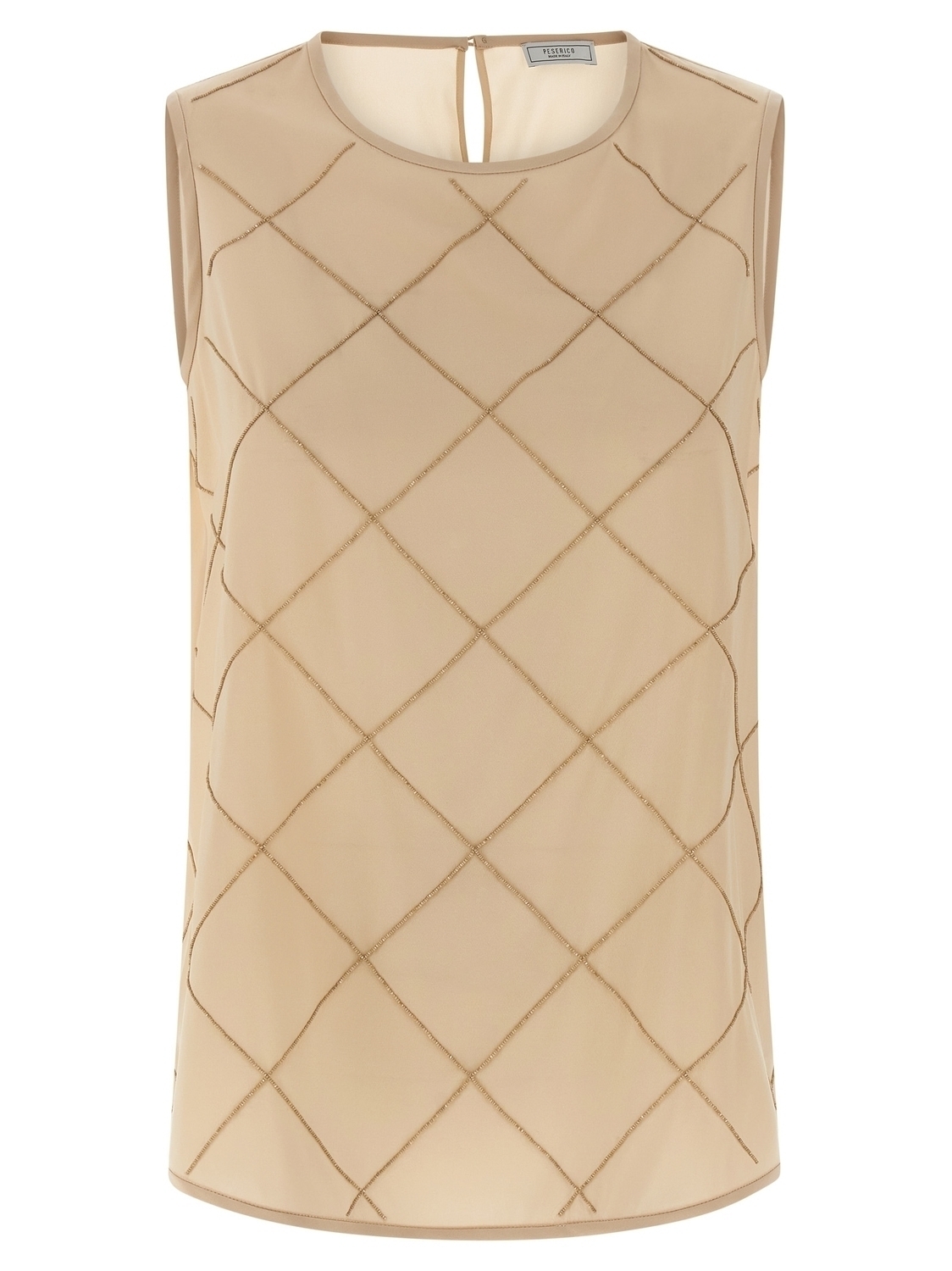 Шелковый топ Peserico, бежевый
Шелковый топ Peserico, бежевый
