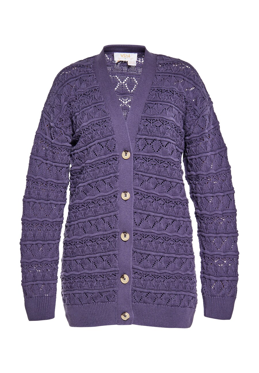 Вязаный кардиган usha FESTIVAL Knit Cardigan, цвет blackberry 
Вязаный кардиган usha FESTIVAL Knit Cardigan, цвет blackberry