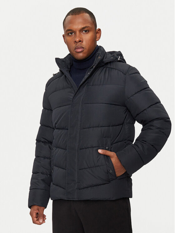 Пуховик стандартного кроя Geox, синий 
Пуховик стандартного кроя Geox, синий