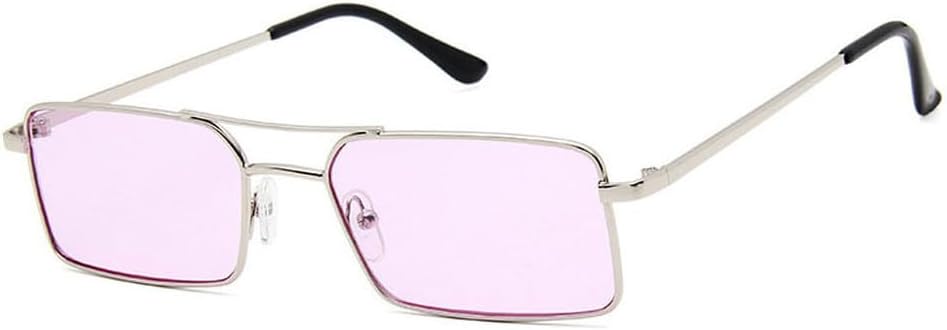 Винтажные прямоугольные солнцезащитные очки с двойной перемычкой для женщин, металлическая оправа, прозрачные линзы, мужские солнцезащитные очки UV400 HYYZZC, Silver Purple
Винтажные прямоугольные солнцезащитные очки с двойной перемычкой для женщин, металлическая оправа, прозрачные линзы, мужские солнцезащитные очки UV400 HYYZZC, Silver Purple