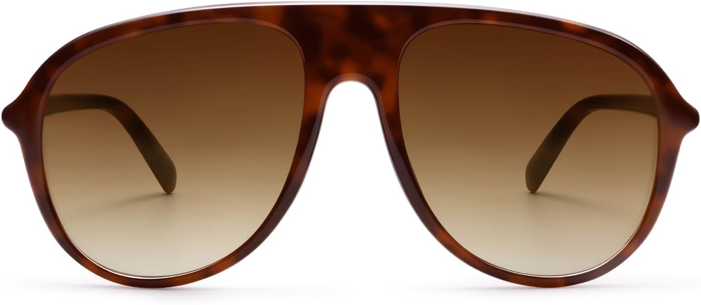 Солнцезащитные очки-авиаторы VANLINKER большого размера для женщин и мужчин, модные, в стиле ретро 70-х, большие солнцезащитные очки VL9911, C3-gradient Brown Lens/Tortoise Frame
Солнцезащитные очки-авиаторы VANLINKER большого размера для женщин и мужчин, модные, в стиле ретро 70-х, большие солнцезащитные очки VL9911, C3-gradient Brown Lens/Tortoise Frame