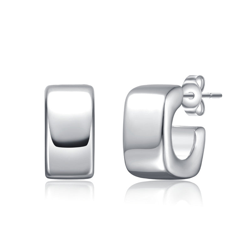 Современные шикарные серьги-кольца сплющенной трубчатой геометрической формы Rachel Glauber, белый
Современные шикарные серьги-кольца сплющенной трубчатой геометрической формы Rachel Glauber, белый