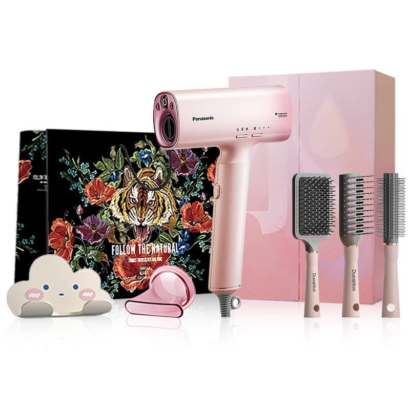 Фен для волос Panasonic, EH-WNA0H powder + comb three-piece set + stand + brutalist gift bag
Фен для волос Panasonic, EH-WNA0H powder + comb three-piece set + stand + brutalist gift bag