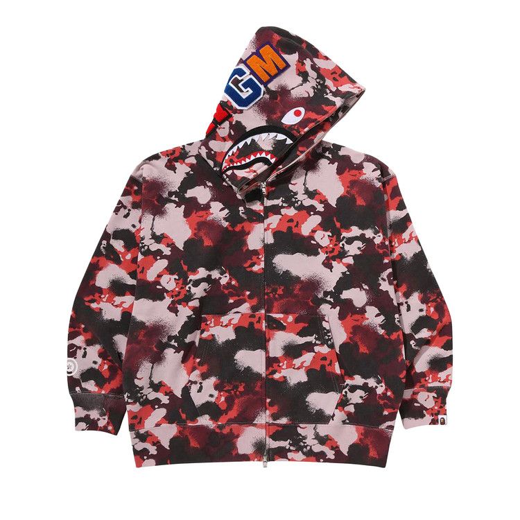Худи BAPE Map Camo Shark Relaxed Fit Full Zip Hoodie, Red
Худи BAPE Map Camo Shark Relaxed Fit Full Zip Hoodie, Red