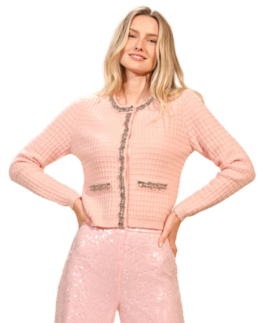 Женский кардиган с длинными рукавами и кристаллами Isaac Mizrahi, Orchid Pink
Женский кардиган с длинными рукавами и кристаллами Isaac Mizrahi, Orchid Pink