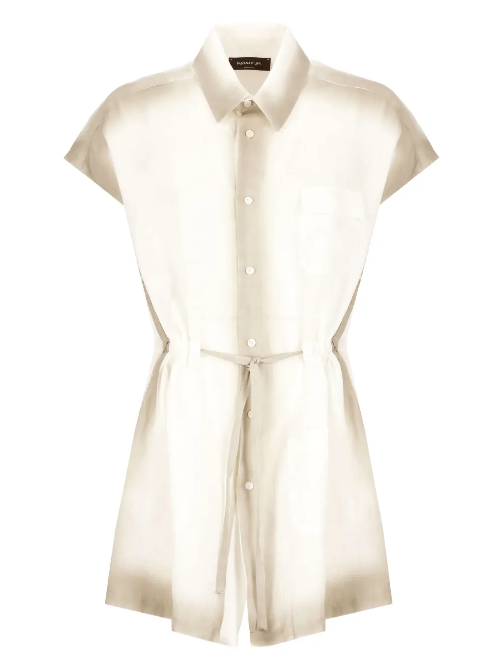 Льняная рубашка с кулиской Fabiana Filippi, нейтральный
Льняная рубашка с кулиской Fabiana Filippi, нейтральный