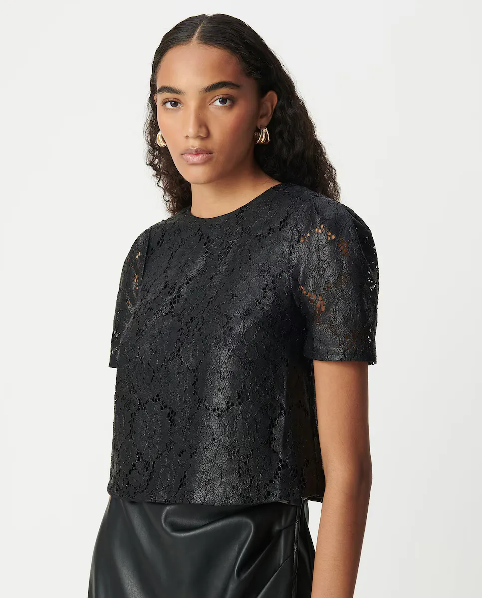 Женский топ с короткими рукавами IKKS, черный
Женский топ с короткими рукавами IKKS, черный