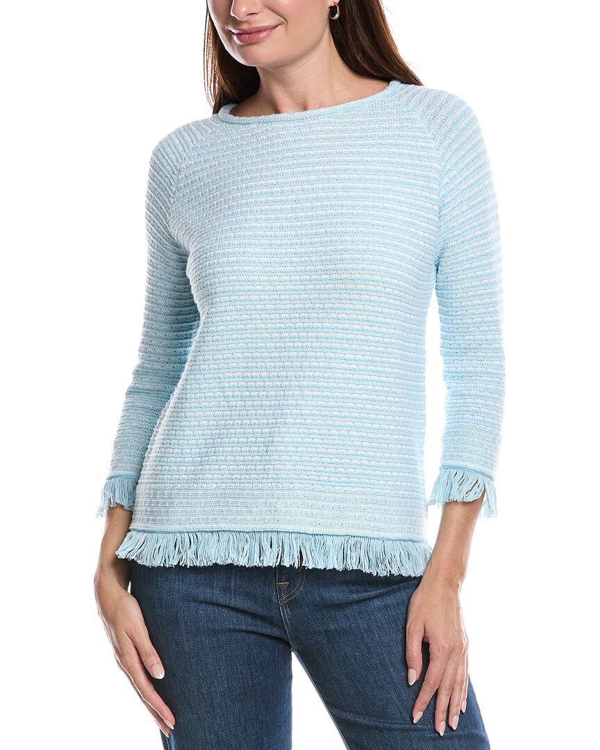 Форте Кашемировый свитер с текстурной бахромой Forte Cashmere, синий
Форте Кашемировый свитер с текстурной бахромой Forte Cashmere, синий