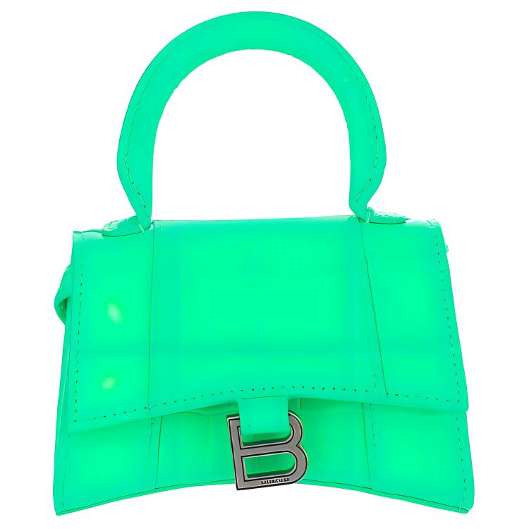 Сумка женская из кожи коровы неоново-зеленая Balenciaga 
Сумка женская из кожи коровы неоново-зеленая Balenciaga
