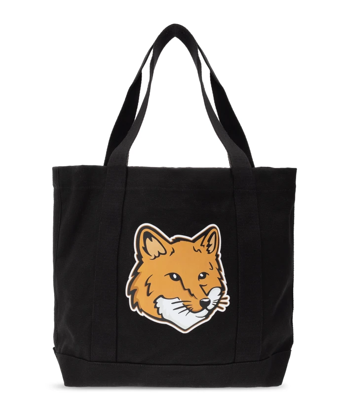 Сумка Шоппер с логотипом Maison Kitsuné, черный
Сумка Шоппер с логотипом Maison Kitsuné, черный