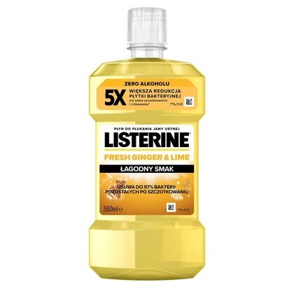 Ополаскиватель для полости рта с имбирем и лаймом 500 мл Listerine
Ополаскиватель для полости рта с имбирем и лаймом 500 мл Listerine