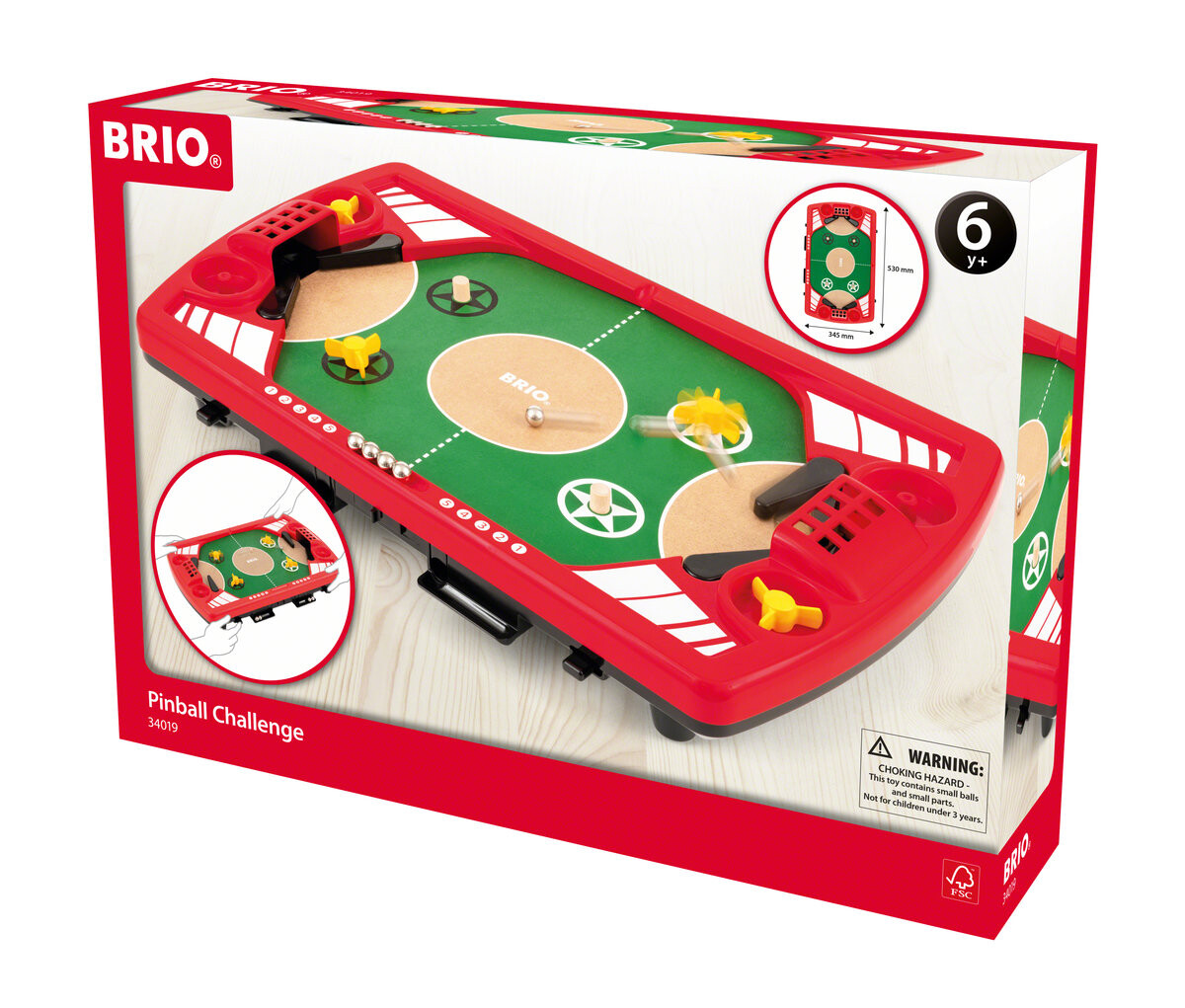 Brio, Pinball Challenge, 10 шт.
Brio, Pinball Challenge, 10 шт.