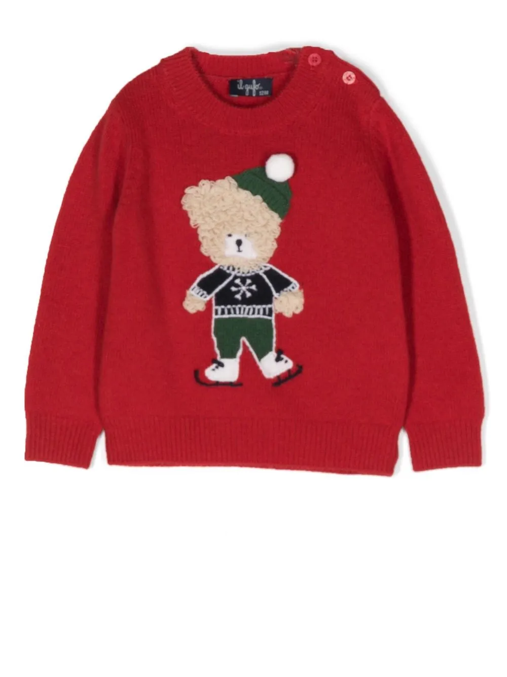 Шерстяной свитер с логотипом Il Gufo, красный
Шерстяной свитер с логотипом Il Gufo, красный