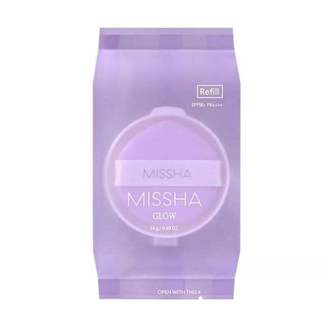 Сменная тональная основа Glow Cushion с губкой Missha, цвет vanilla
Сменная тональная основа Glow Cushion с губкой Missha, цвет vanilla