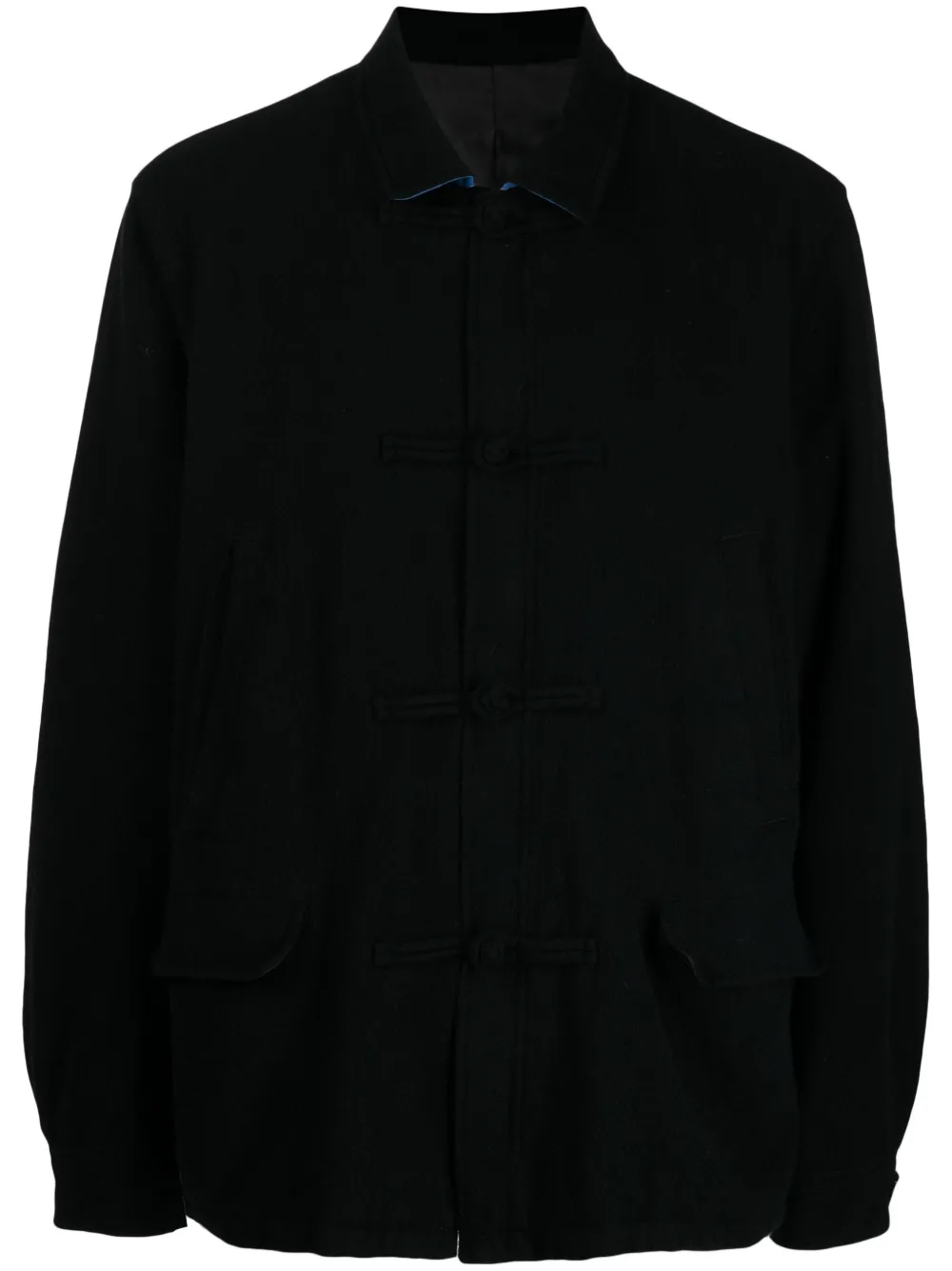 Шерстяная куртка с отложным воротником Undercover, черный
Шерстяная куртка с отложным воротником Undercover, черный