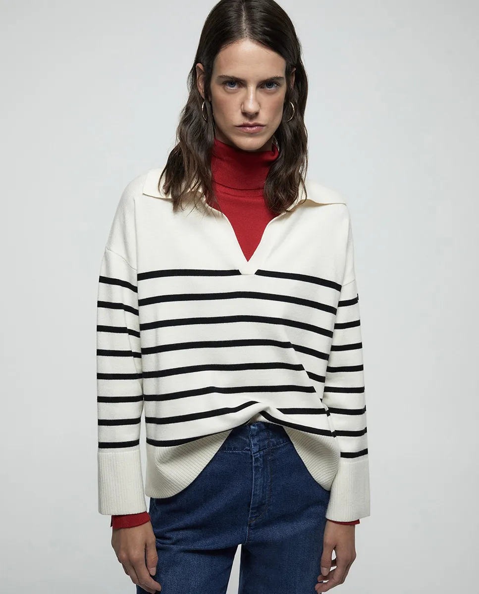 Поло в полоску Sfera, светло-бежевый
Поло в полоску Sfera, светло-бежевый