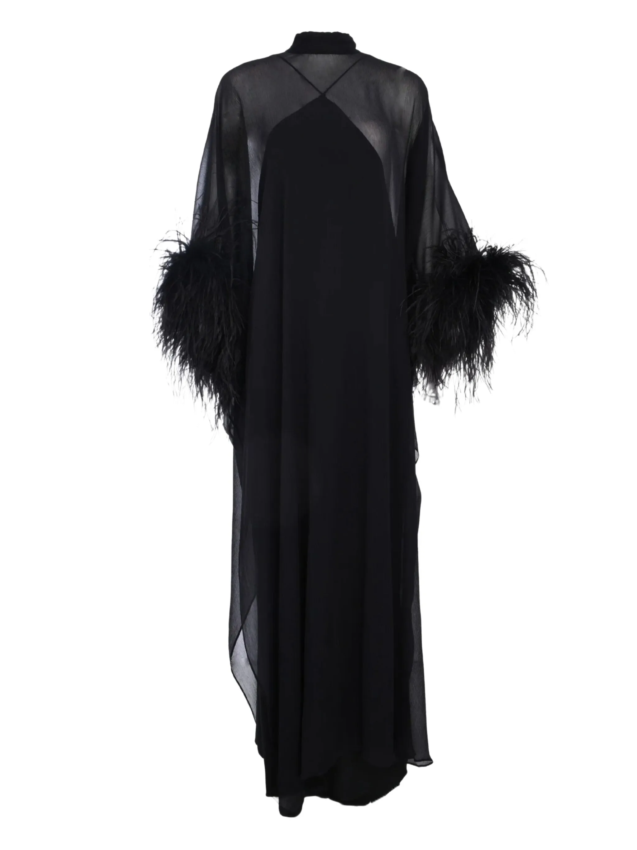 Кафтан с перьями Taller Marmo, черный
Кафтан с перьями Taller Marmo, черный