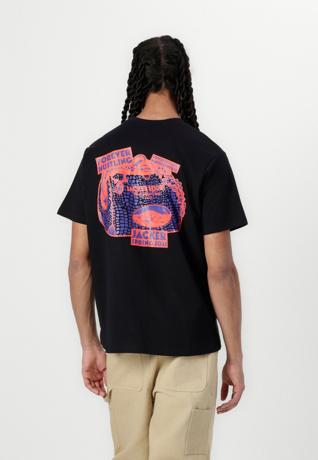 Футболка с принтом MAROQUIN BAG UNISEX Jacker, черный 
Футболка с принтом MAROQUIN BAG UNISEX Jacker, черный