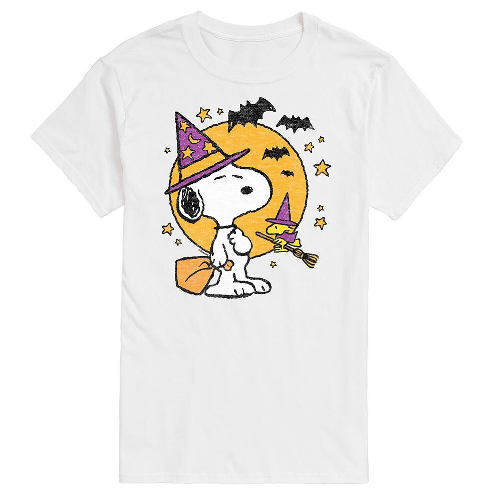 Мужская футболка с рисунком Peanuts Snoopy & Woodstock Witchcraft Licensed Character, белый
Мужская футболка с рисунком Peanuts Snoopy & Woodstock Witchcraft Licensed Character, белый