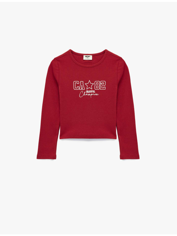 Футболка LS красного цвета KOTON
Футболка LS красного цвета KOTON