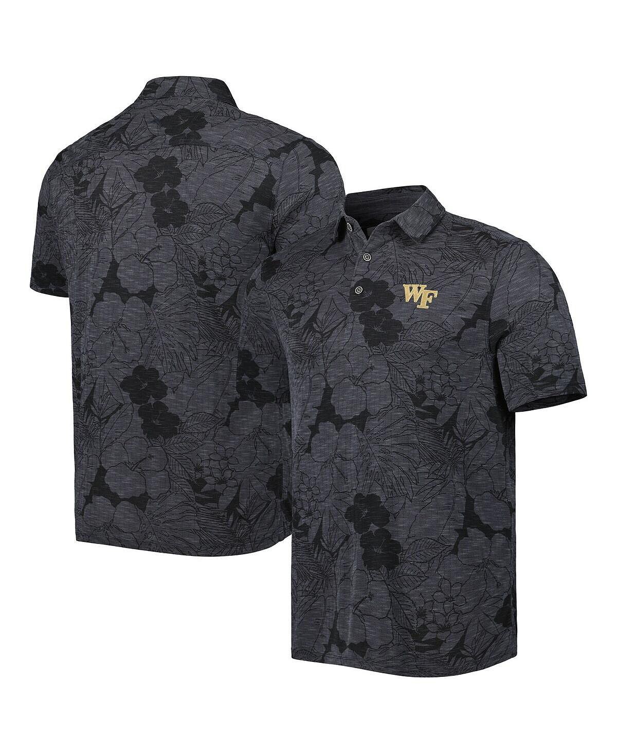 Мужская рубашка-поло Black Wake Forest Demon Deacons Miramar Blooms Tommy Bahama
Мужская рубашка-поло Black Wake Forest Demon Deacons Miramar Blooms Tommy Bahama