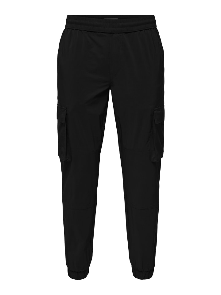 Брюки-карго Cam-Rel черного цвета Only&Sons
Брюки-карго Cam-Rel черного цвета Only&Sons