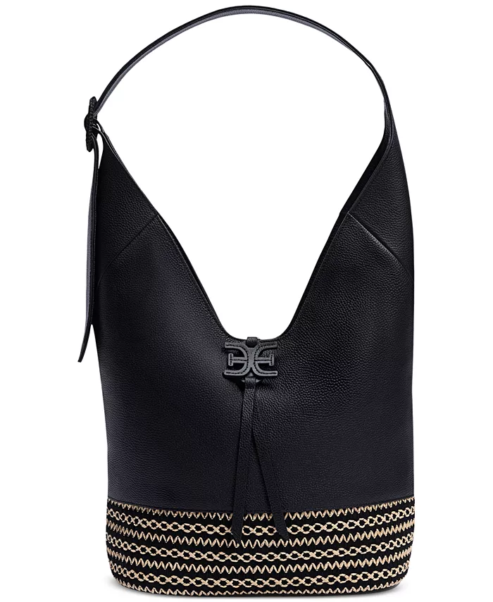 Сумка-хобо Khiara Espadrille Large Leather Sam Edelman, черный
Сумка-хобо Khiara Espadrille Large Leather Sam Edelman, черный