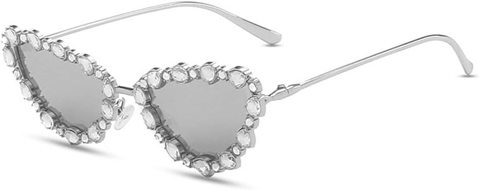 Роскошные женские солнцезащитные очки «кошачий глаз» с кристаллами, модные мужские солнцезащитные очки в металлической оправе с градиентным зеркальным покрытием и защитой от УФ-излучения UV400 generic, Silver Silver Mirror
Роскошные женские солнцезащитные очки «кошачий глаз» с кристаллами, модные мужские солнцезащитные очки в металлической оправе с градиентным зеркальным покрытием и защитой от УФ-излучения UV400 generic, Silver Silver Mirror