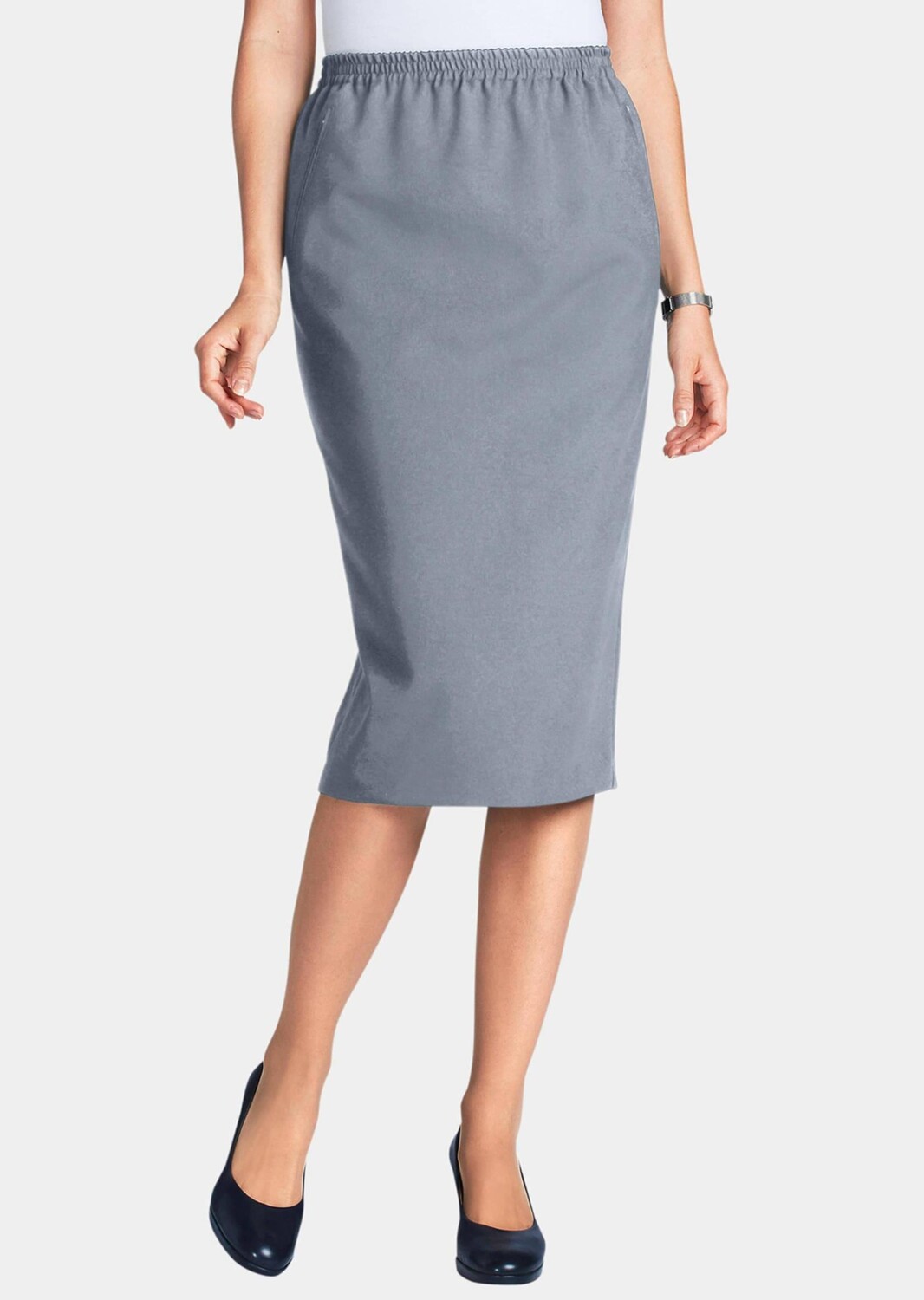 Юбка до колена GOLDNER Reiseschlupf, цвет silbergrau
Юбка до колена GOLDNER Reiseschlupf, цвет silbergrau