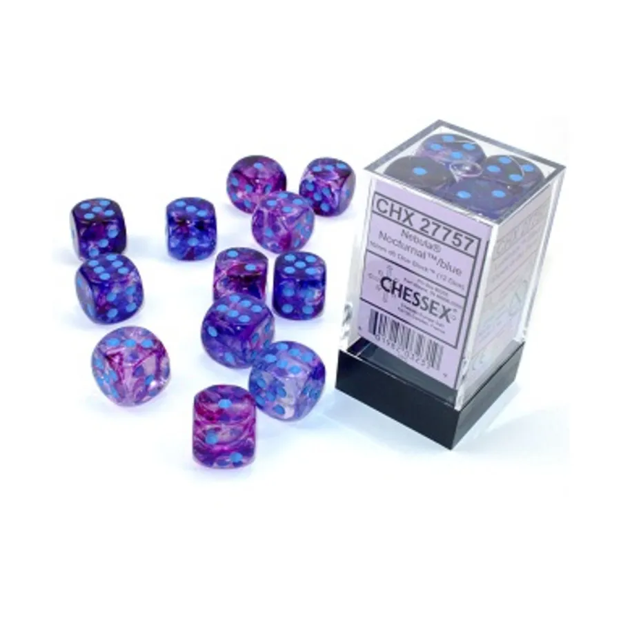 d6 16 мм Ночной с синим (12), Dice - Nebula (Chessex)
d6 16 мм Ночной с синим (12), Dice - Nebula (Chessex)