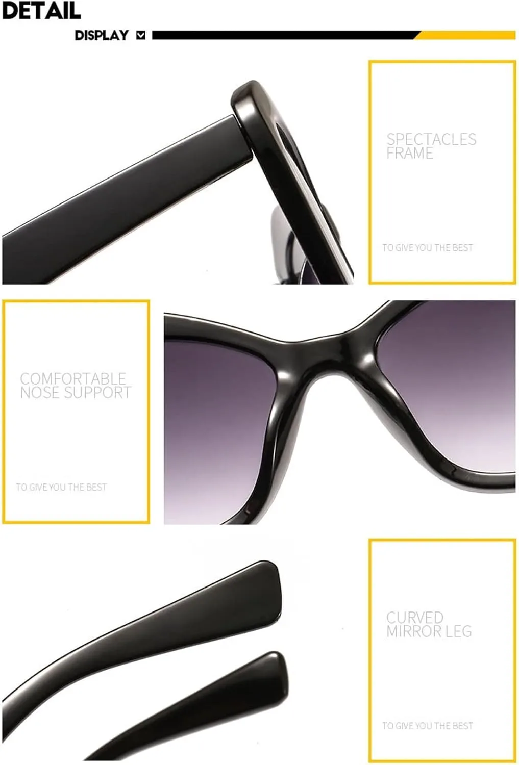 Солнцезащитные очки XINXIN в стиле ретро «кошачий глаз» для мужчин и женщин, идеально подходят для уличной фотографии, отдыха на природе (цвет: C, размер: средний), C
Солнцезащитные очки XINXIN в стиле ретро «кошачий глаз» для мужчин и женщин, идеально подходят для уличной фотографии, отдыха на природе (цвет: C, размер: средний), C