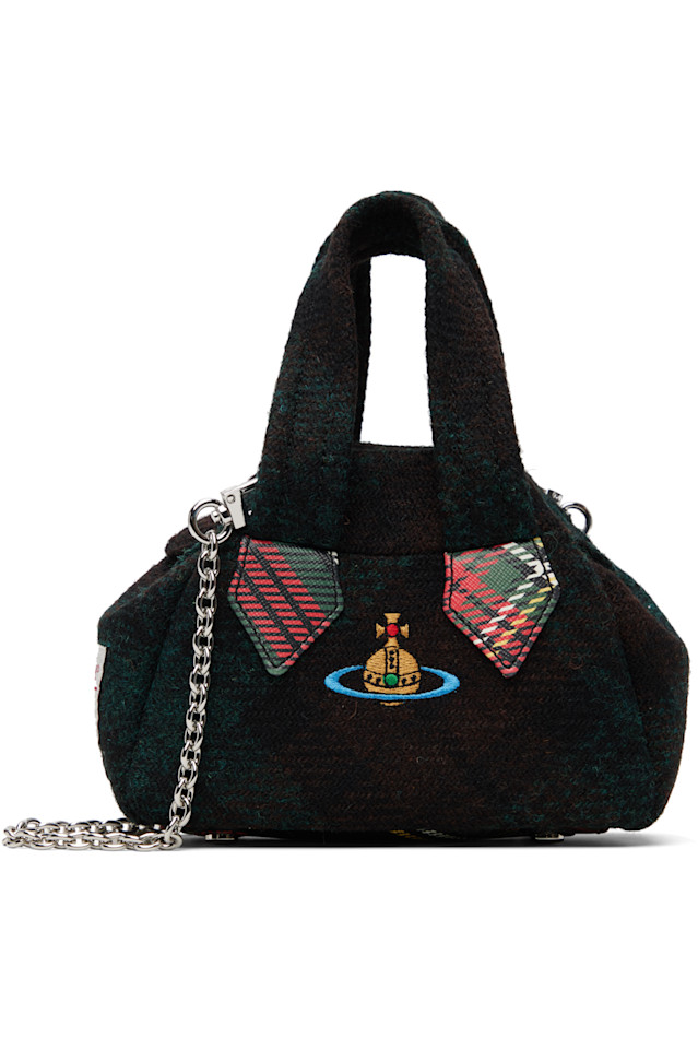 Vivienne Westwood Зеленая архивная мини-сумочка «Ясмин»
Vivienne Westwood Зеленая архивная мини-сумочка «Ясмин»