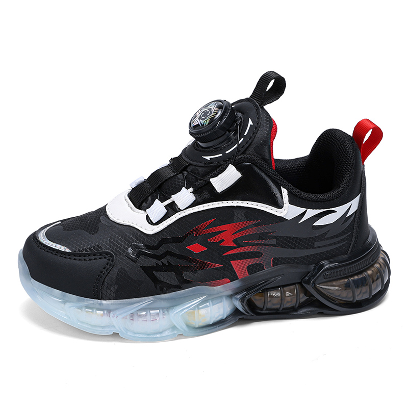 Кроссовки для бега с противоскользящей амортизацией средней высоты для детей KUPE, черный/красный
Кроссовки для бега с противоскользящей амортизацией средней высоты для детей KUPE, черный/красный