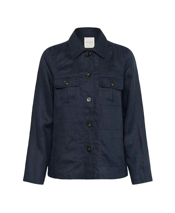 Легкая льняная куртка Part Two, синий
Легкая льняная куртка Part Two, синий