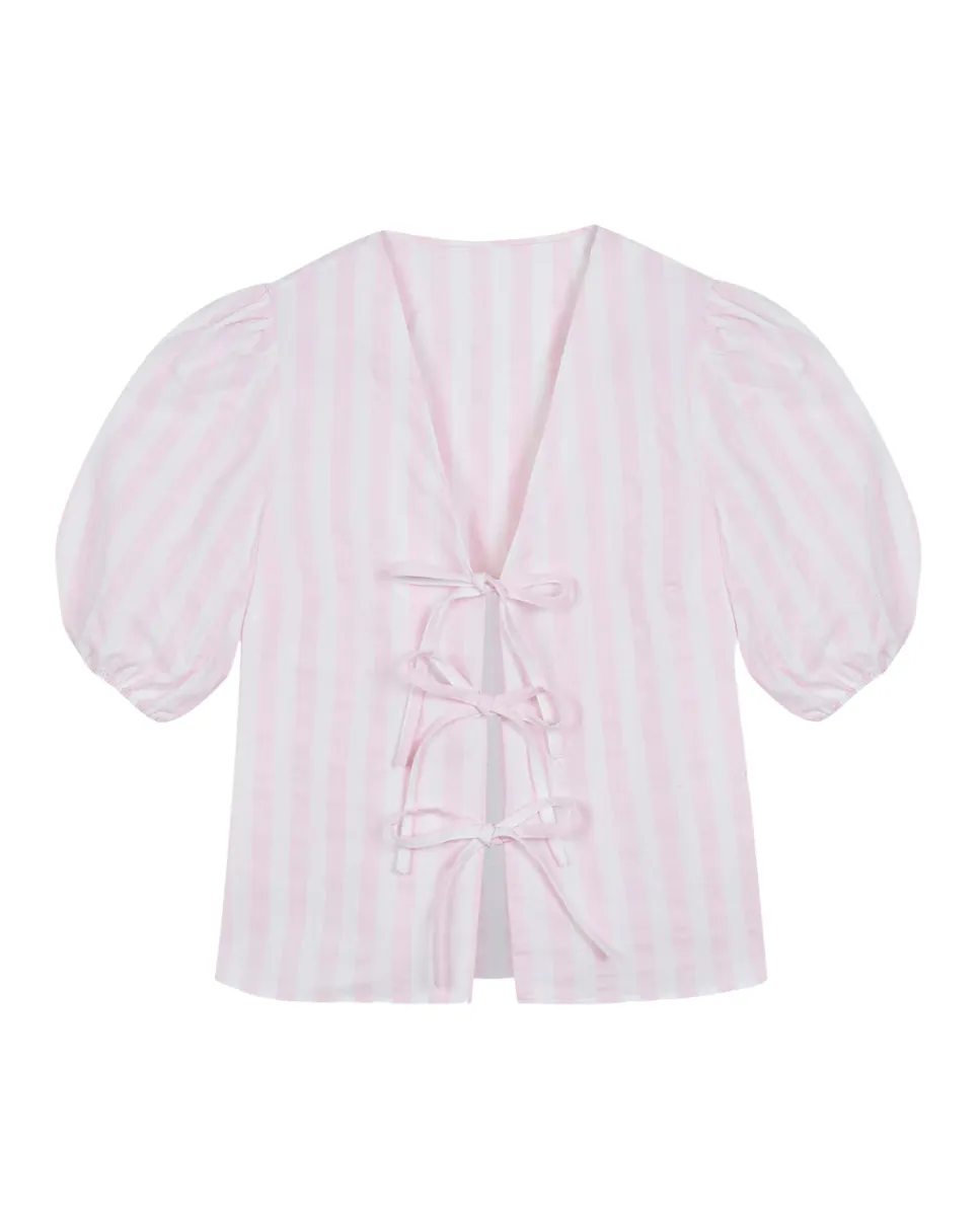 Женская пижама в полоску с короткими рукавами Bohodot, розовый
Женская пижама в полоску с короткими рукавами Bohodot, розовый