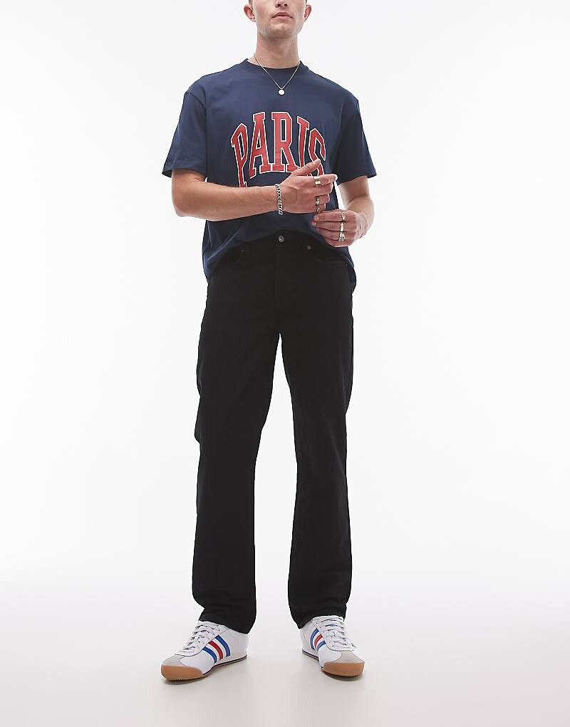 Topman – черные джинсы прямого кроя
Topman – черные джинсы прямого кроя