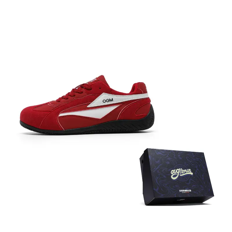 OUGLEMEN Стойкие к скольжению и истиранию мужские повседневные туфли с низким верхом Box красные, цвет Red
OUGLEMEN Стойкие к скольжению и истиранию мужские повседневные туфли с низким верхом Box красные, цвет Red