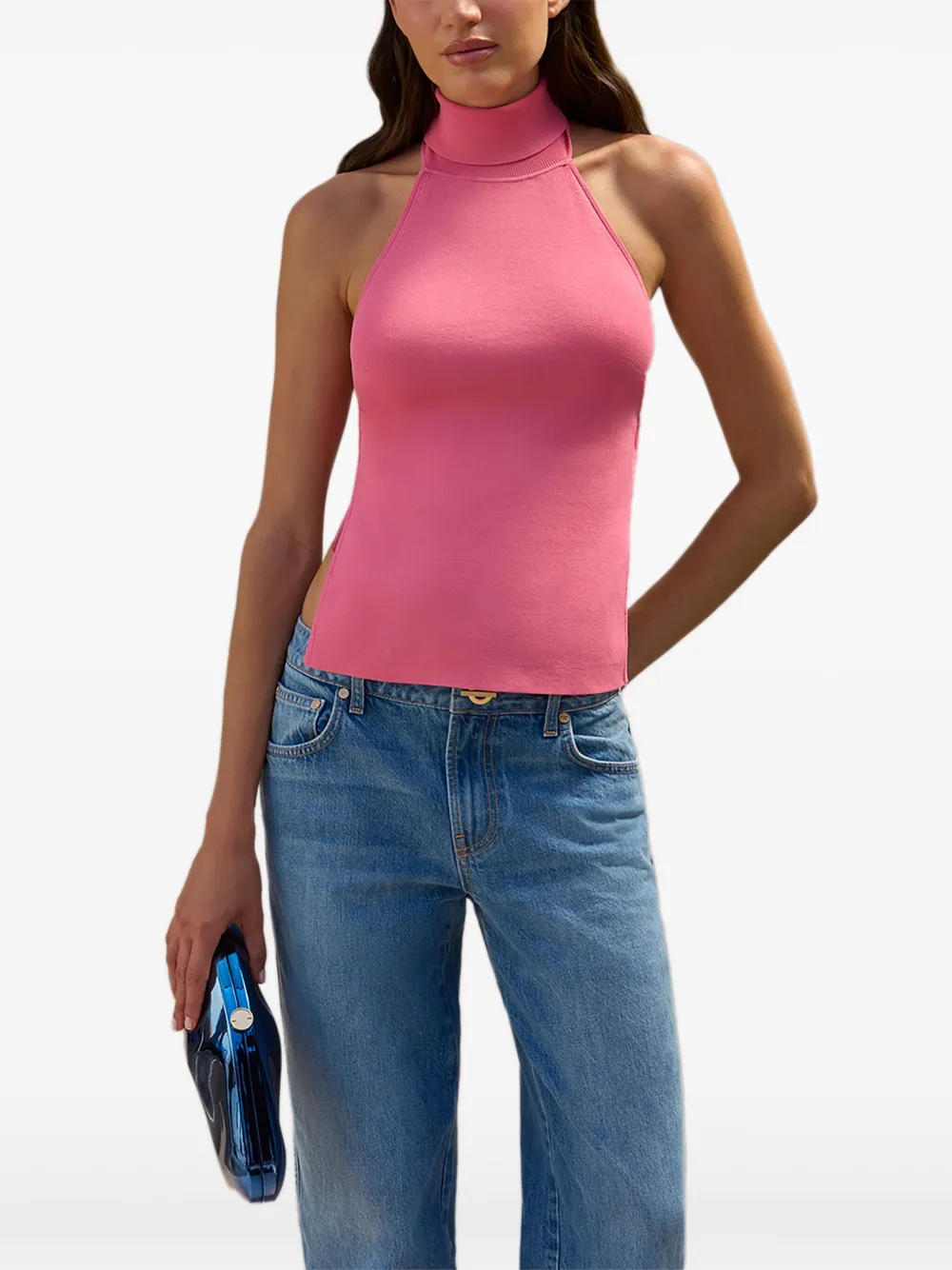 Вязаный топ Wake Cult Gaia, розовый
Вязаный топ Wake Cult Gaia, розовый