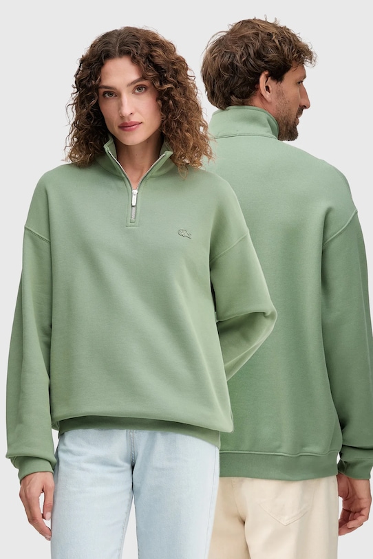 Хлопковая толстовка Lacoste, зеленый
Хлопковая толстовка Lacoste, зеленый