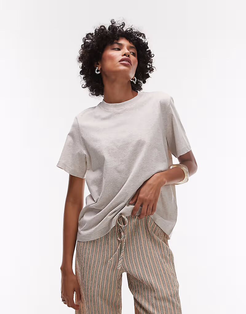 Футболка с короткими рукавами цвета светло-бежевый меланж & Other Stories
Футболка с короткими рукавами цвета светло-бежевый меланж & Other Stories