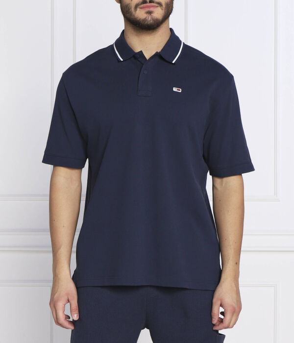 Поло мужское Tommy Jeans с контрастной отделкой воротника, синий
Поло мужское Tommy Jeans с контрастной отделкой воротника, синий