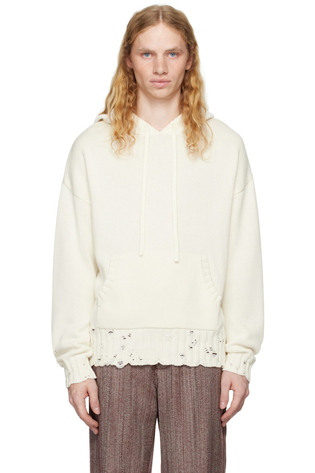 Растрепанный худи Marni, белый
Растрепанный худи Marni, белый