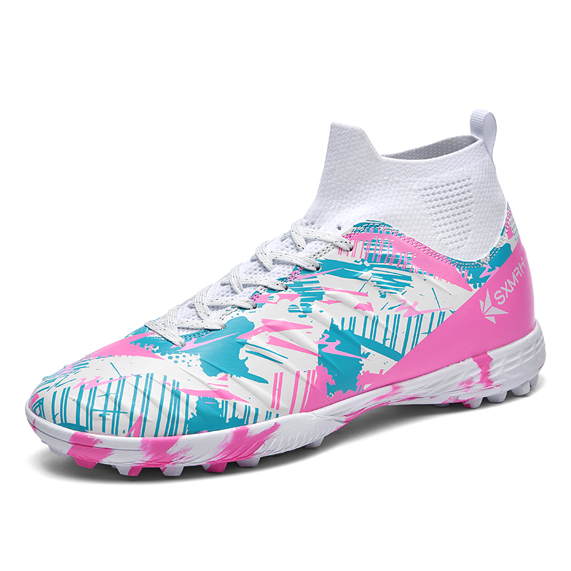 DOUBLE STAR 88 Устойчивые к скольжению и истиранию легкие футбольные бутсы унисекс розовый цвет сакуры, цвет Cherry Blossom Pink Turf
DOUBLE STAR 88 Устойчивые к скольжению и истиранию легкие футбольные бутсы унисекс розовый цвет сакуры, цвет Cherry Blossom Pink Turf