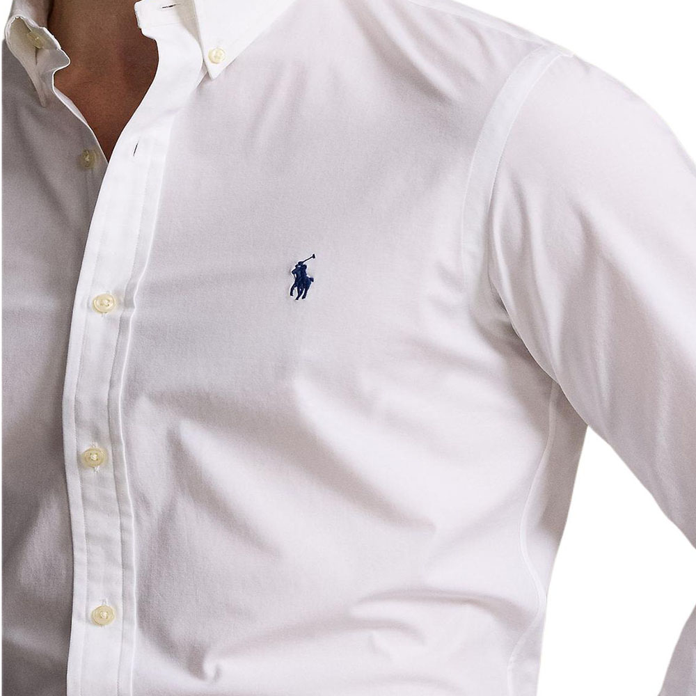 Футболка поло с длинным рукавом и вышитым логотипом Polo Ralph Lauren, белая
Футболка поло с длинным рукавом и вышитым логотипом Polo Ralph Lauren, белая