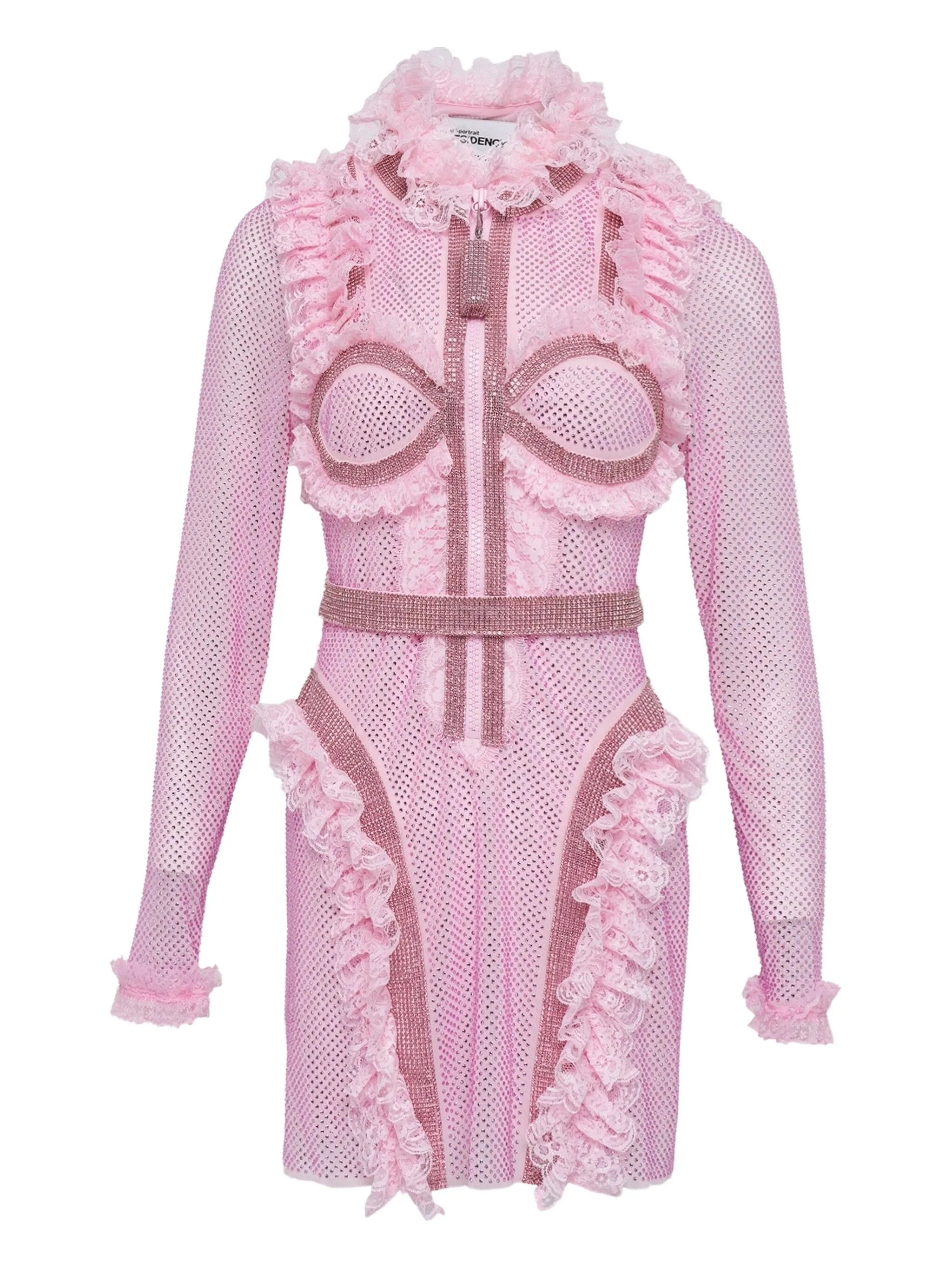 Мини-платье с длинным рукавом Self-Portrait, розовый
Мини-платье с длинным рукавом Self-Portrait, розовый