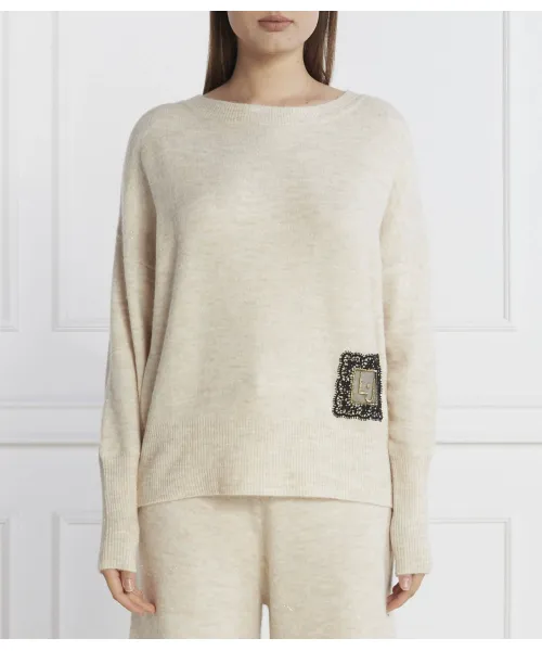 Свитер Regular fit Liu Jo Rose, бежевый
Свитер Regular fit Liu Jo Rose, бежевый