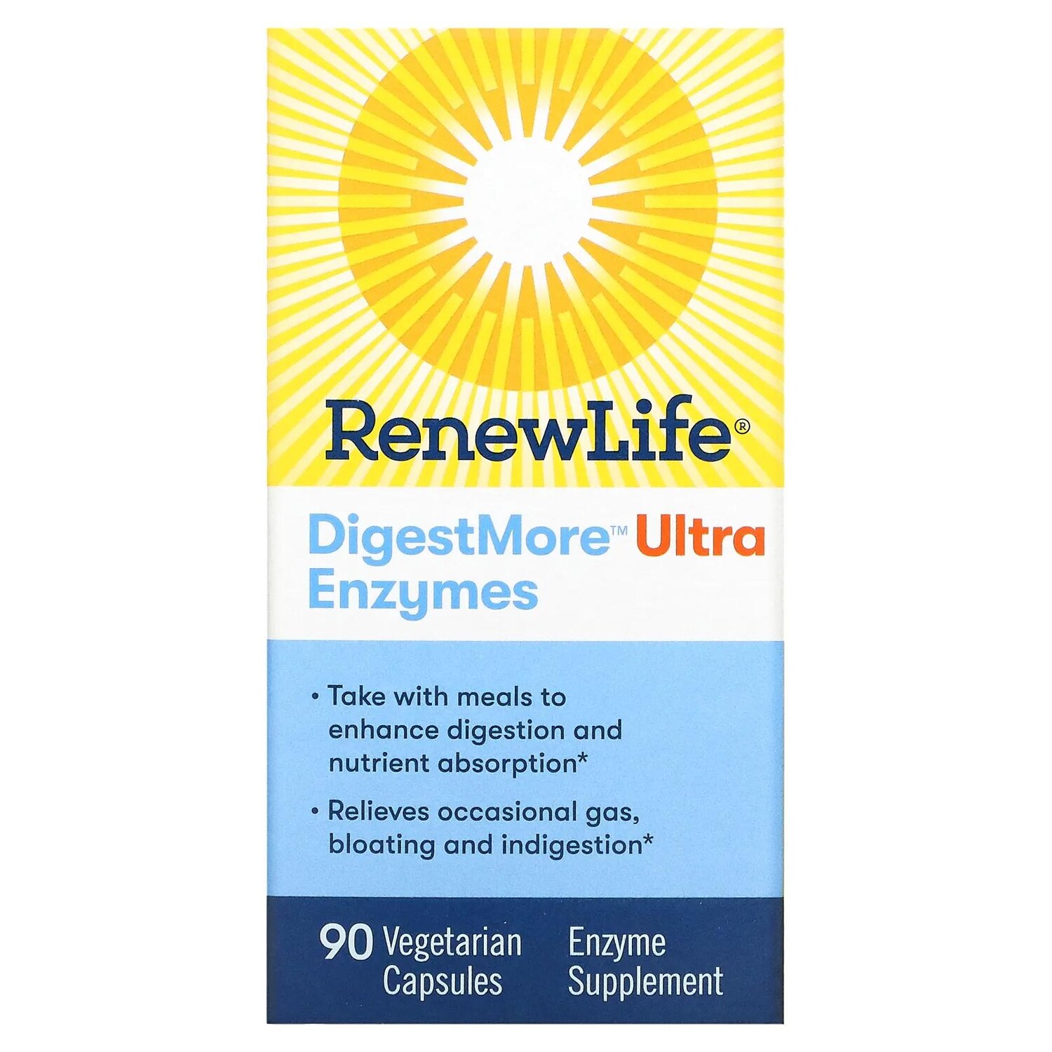 Renew Life DigestMore Ultra Enzymes 90 Vegetarian Capsules
Renew Life DigestMore Ultra Enzymes 90 Vegetarian Capsules